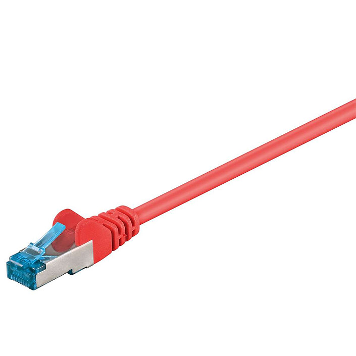 Goobay Câble RJ45 catégorie 6a S/FTP 3 m (Rouge)
