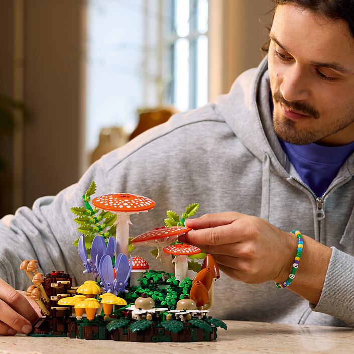 Buy LEGO Botanicals 11505 The Wood Mushrooms