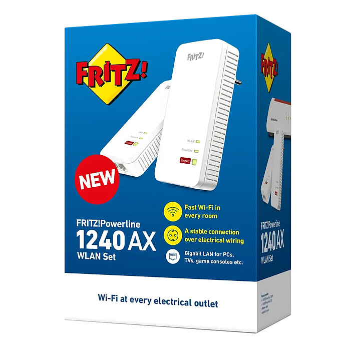 Comprar FRITZ! Powerline 1240 AX WLAN Set Edition International