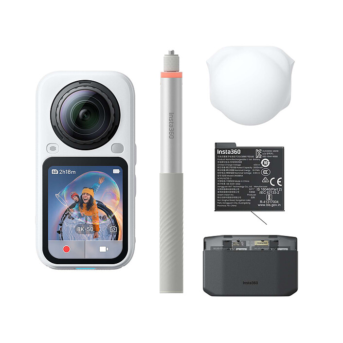 Insta360 X6 Essentials Bundle Arctic White