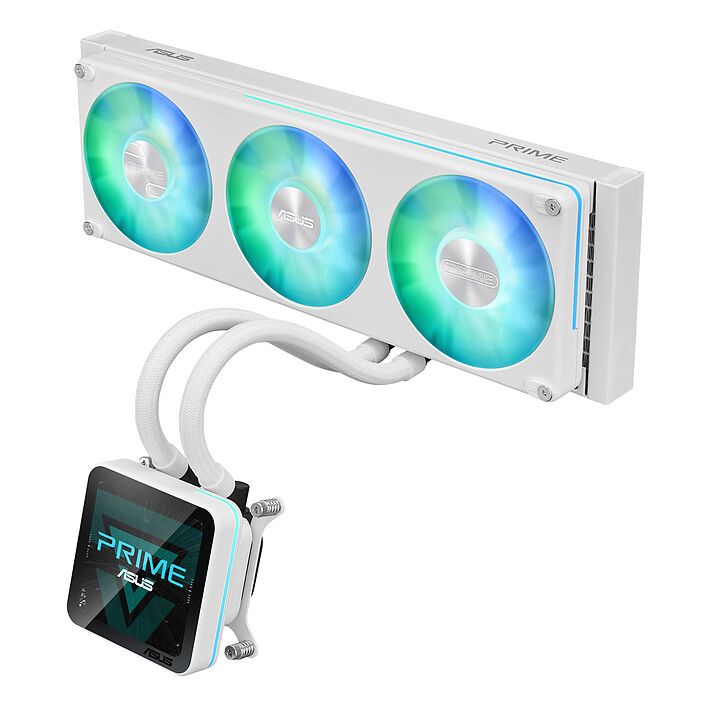 ASUS PRIME SLC II 360 ARGB LCD (Blanc)