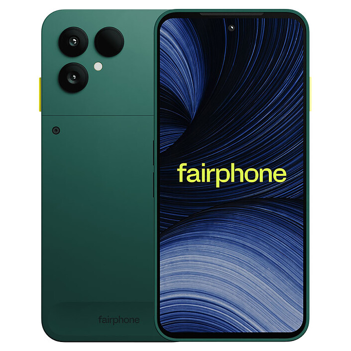 Fairphone (Gen. 6+) Vert Forêt (12 Go / 256 Go)