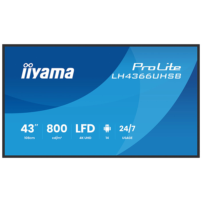 iiyama 43" LED - ProLite LH4366UHSB-B1AG