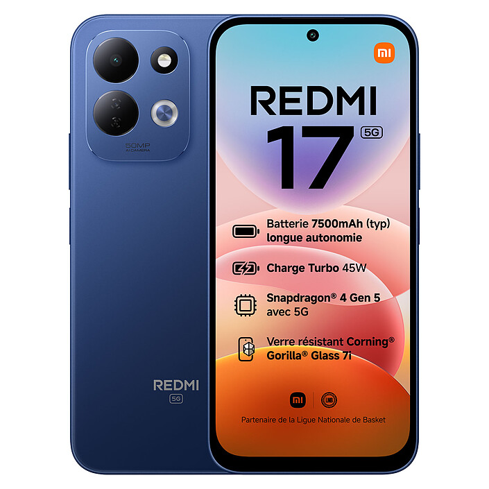Xiaomi Redmi 17 5G Bleu (4 Go / 128 Go)