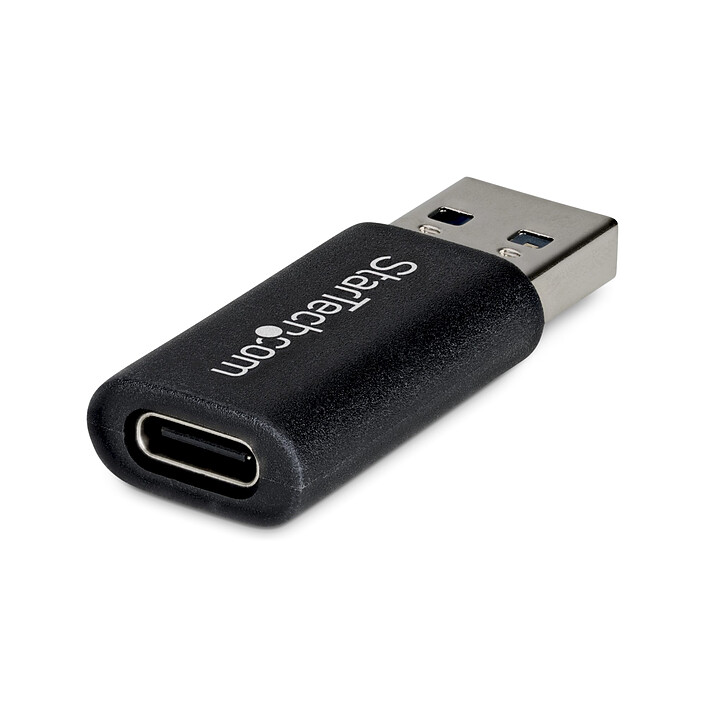 StarTech.com Adaptateur USB-A vers USB-C 3.0 - 5V 900mA - Noir