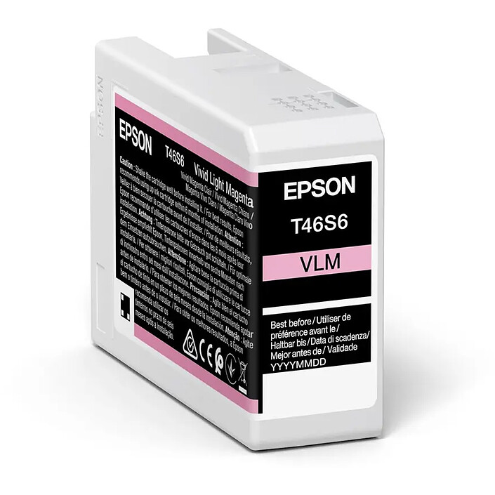 Epson Singlepack Vivid Magenta clair T46S6 UltraChrome Pro 10 ink 25 ml