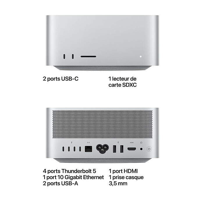 Acquista Apple Mac Studio M5 Max 36 Go/512 Go (MHL64ZD/A)