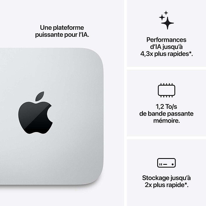 Nota Apple Mac Studio M5 Ultra 96 Go/1 To (MHL74ZD/A)