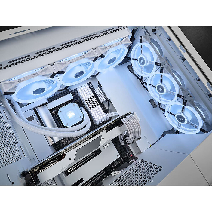 Avis Corsair iCUE iCUE 5000X RGB QL Edition (Blanc)