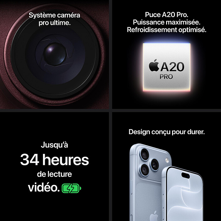 Acheter Apple iPhone 18 Pro 512 Go Noir