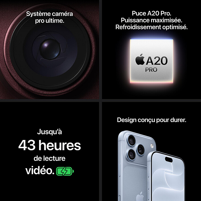 Acheter Apple iPhone 18 Pro Max 256 Go Glacier