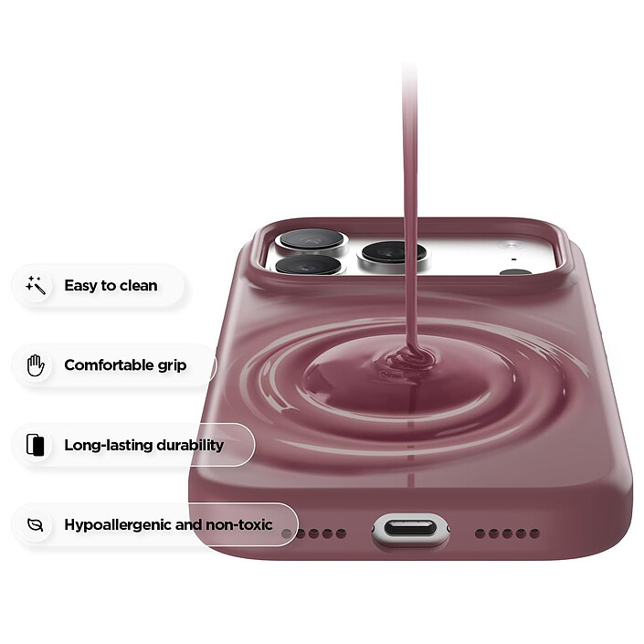 Acheter Elago Coque en silicone pour iPhone 17/18 Pro Bordeaux