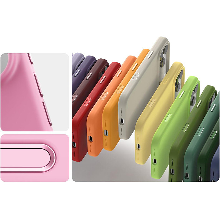 Avis Elago Coque en silicone pour iPhone 17/18 Pro Max Rose vif
