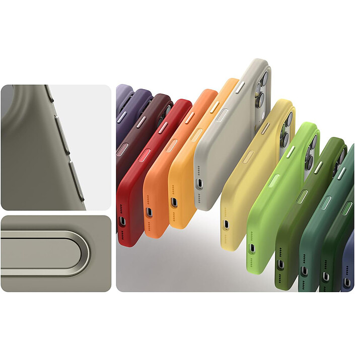 Avis Elago Coque en silicone pour iPhone 17/18 Pro Gris moyen