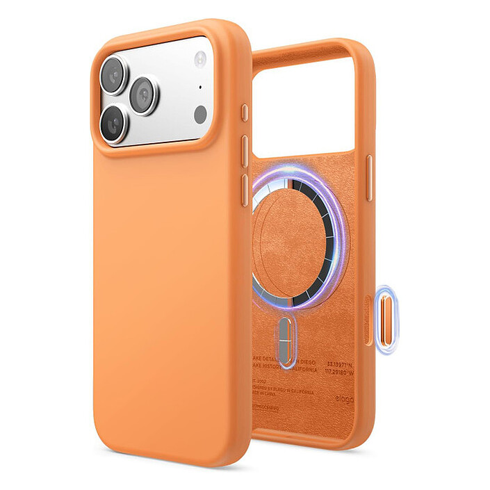 Elago Coque en silicone pour iPhone 17/18 Pro Orange