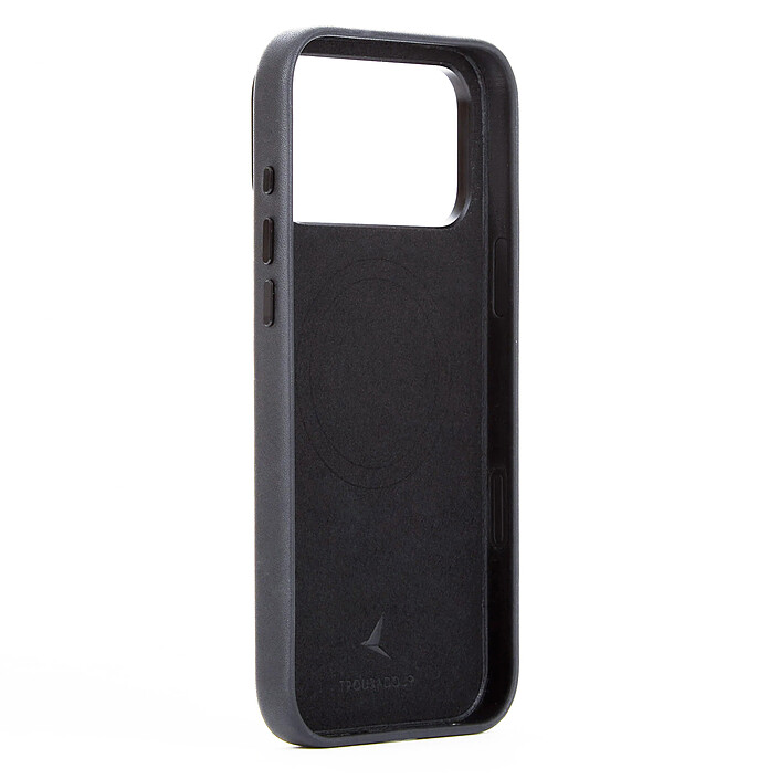 Nota Troubadour iPhone 18 Pro Leather Case Basalt