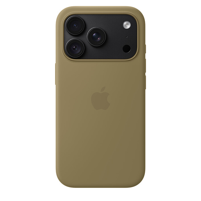 Apple Silicone Case with MagSafe Olive Apple iPhone 18 Pro
