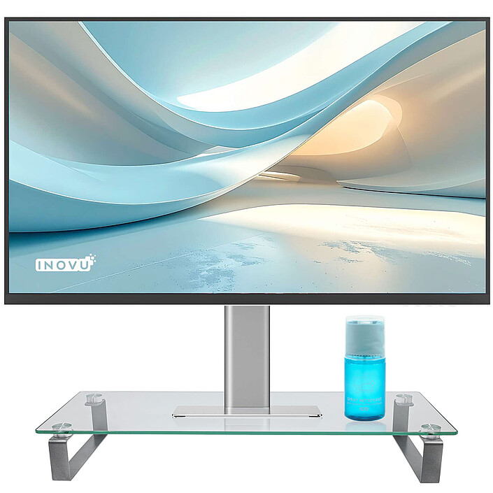 INOVU 32" LED - AURA MBS32 + Support en verre trempé INOVU + Kit de nettoyage INOVU KN200 PRO