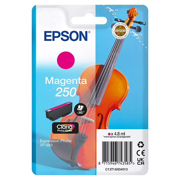 Epson Singlepack Violon 250 Magenta