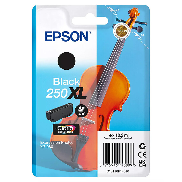 Epson Singlepack Violon 250XL Noir