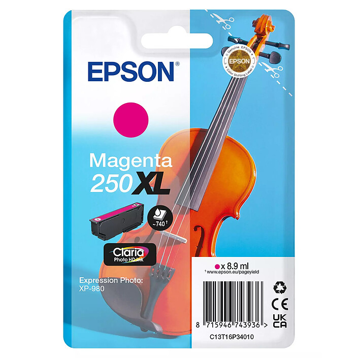 Epson Singlepack Violon 250XL Magenta