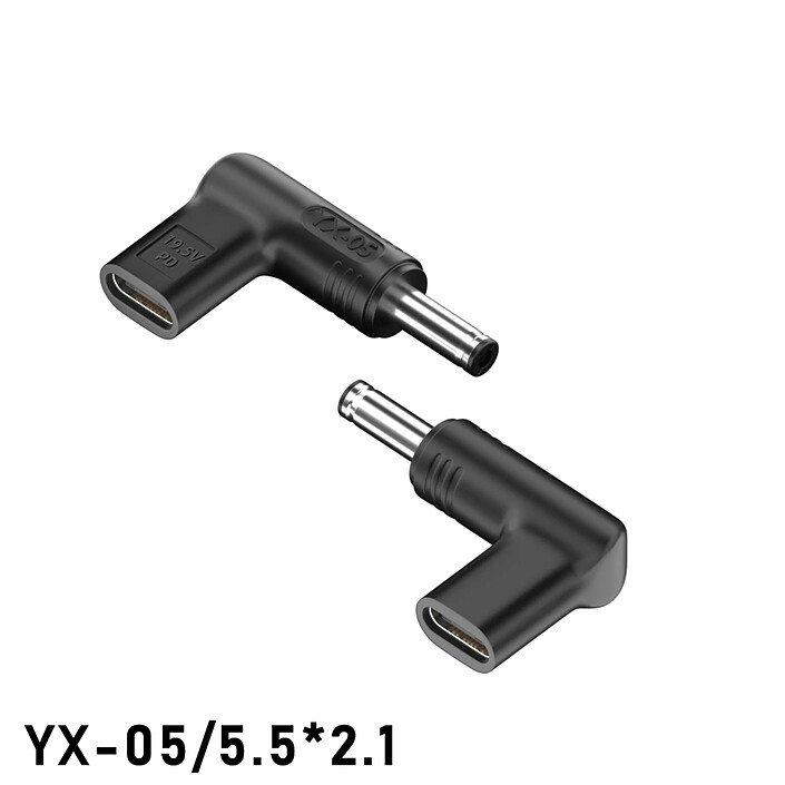 Avis INOVU Adaptateur de charge USB-C avec câble 100W - Jack 5.5 x 2.1mm