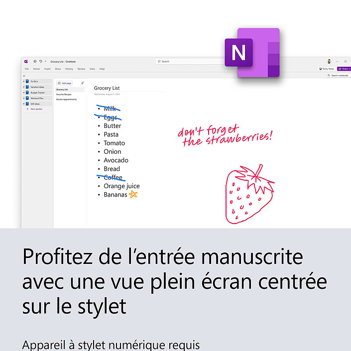 Microsoft Office Famille et Etudiant 2024 (Europe) pas cher