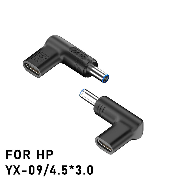 Avis INOVU Adaptateur de charge USB-C avec câble 100W - Jack 4.5 x 3.0mm