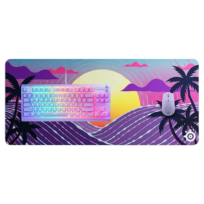 Avis SteelSeries QcK XXL (Neon Sunset)