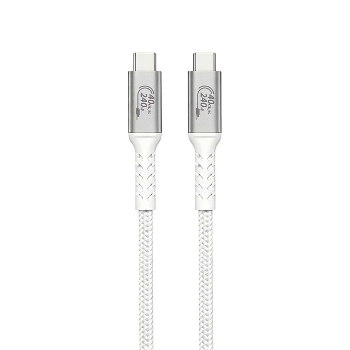 INOVU Cable USB-C a USB-C - USB4 - 40 Gbps - PD 240W (1 m)