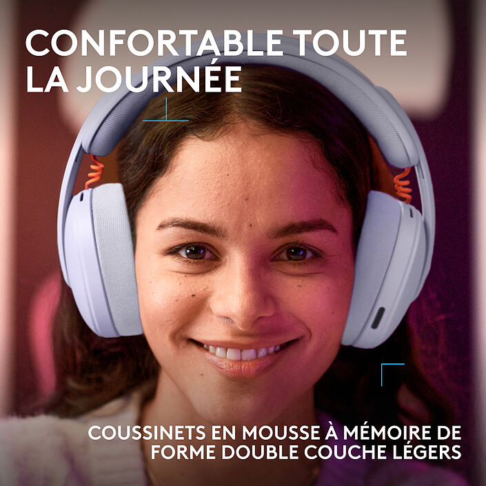 Avis Logitech G G325 Lightspeed (Lilas)