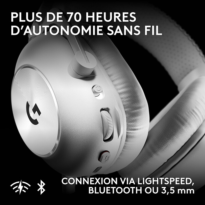 Logitech G Pro X 3 Lightspeed (Blanc) pas cher
