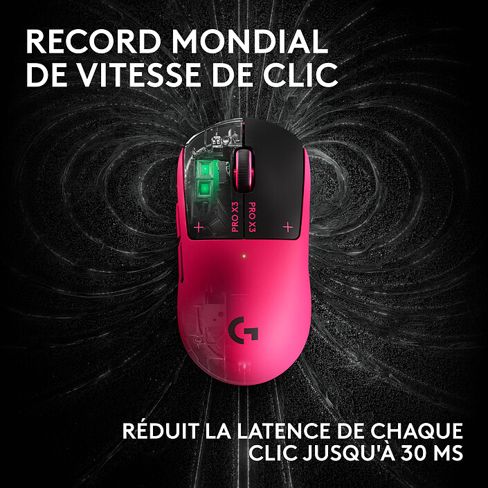 Logitech G Pro X3 Superstrike (Rose) pas cher