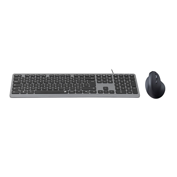 INOVU AW10G keyboard-mouse pack (Grey/Black) + EG200V (Black)