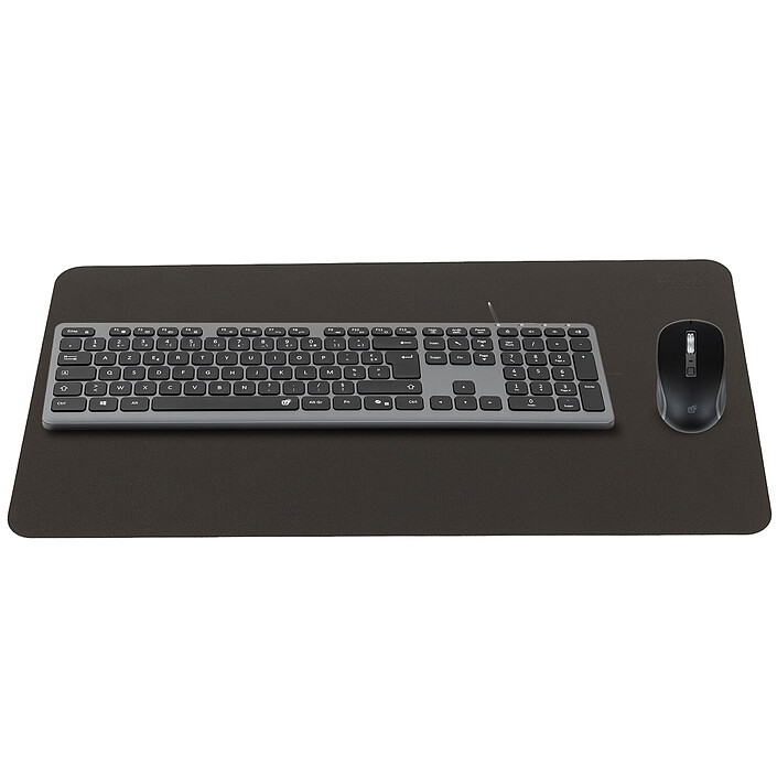 INOVU AW10G keyboard-mouse pack (Grey/Black) + INOVU AT200M (Black) + Desk Mat (Black)