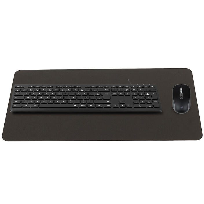 INOVU Pack clavier-souris AW10B (Noir) + INOVU AT200M (Noir) + Desk Mat (Noir)