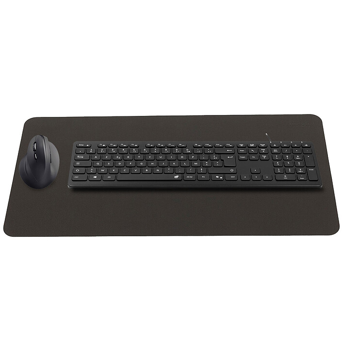 INOVU Pack clavier-souris AW10B (Noir) + INOVU EG200V LEFTY (Noir) + Desk Mat (Noir)