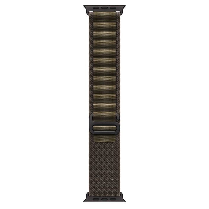Apple Boucle Alpine Olive Sombre Finition Titane Noir 49 mm - L