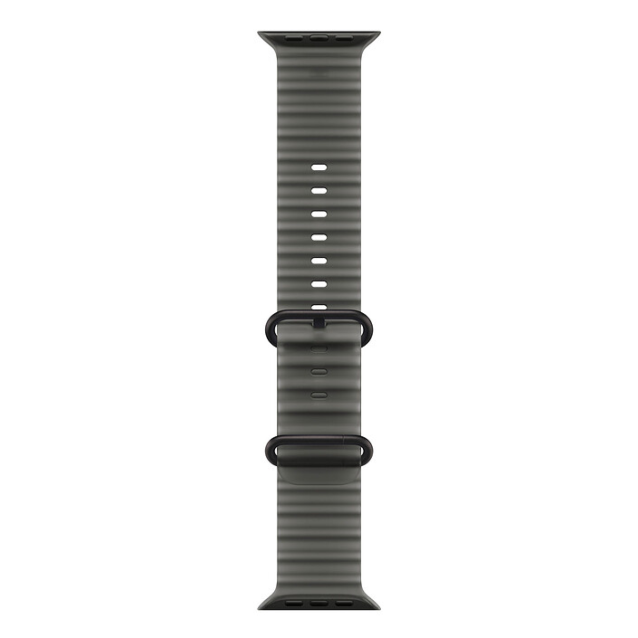 Apple Boucle Océan Noir Translucide Finition Titane Noir 49 mm