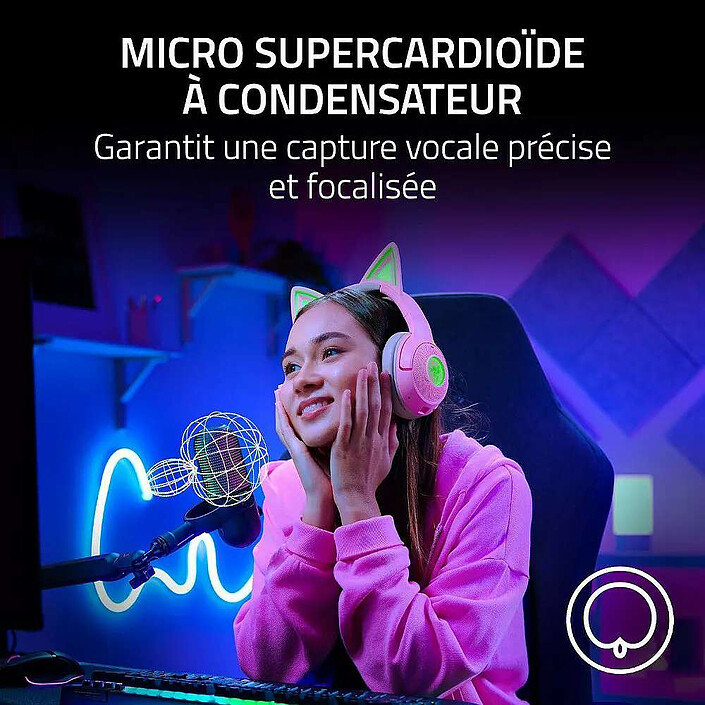 Acheter Razer Seiren V3 Chroma 32-Bit DSP (Blanc)