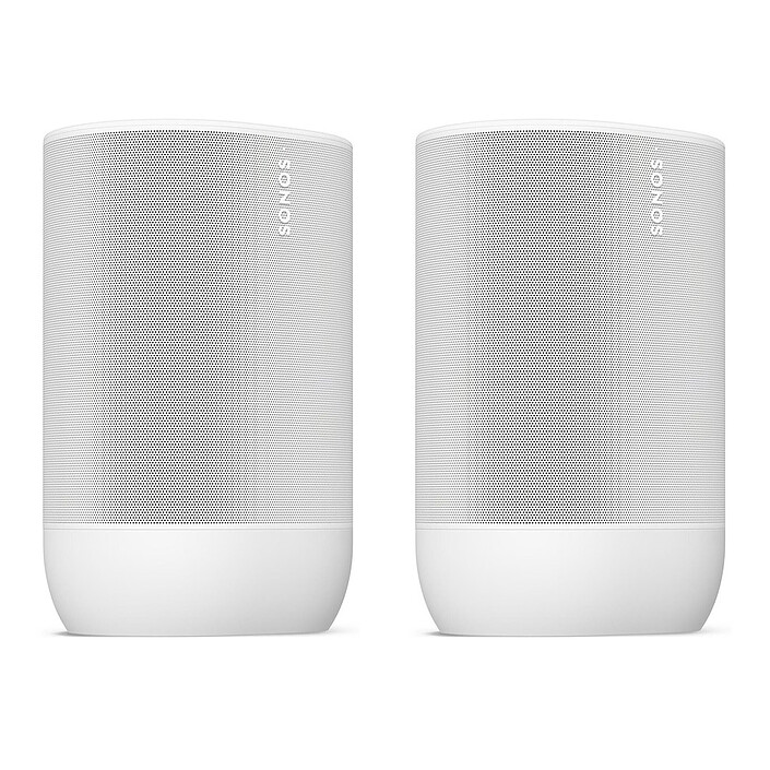 SONOS Pack de 2x Move 2 Blanc