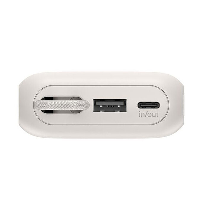 cheap Belkin UltraCharge Powerbank 10K with Integrated Cable and Display (Sand)