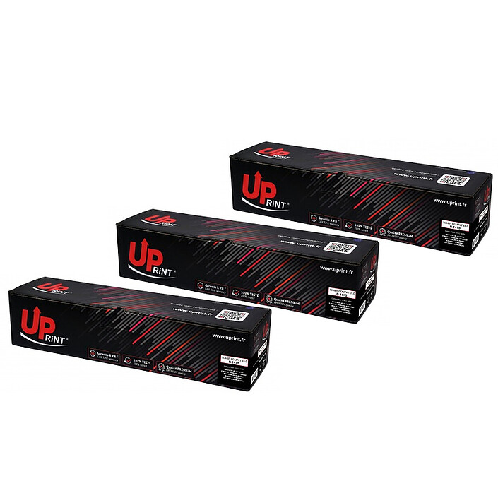 UPrint Pack of 3 compatible Brother TN-241BK toners (Black)