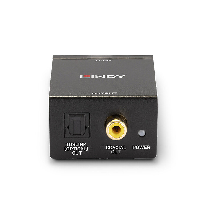 Nota Convertitore ADC Phono verso TosLink (Optical) e Coaxial Lindy