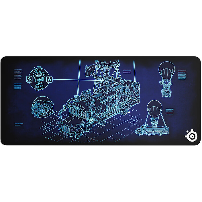 SteelSeries QcK XXL (Fortnite Battle Bus)