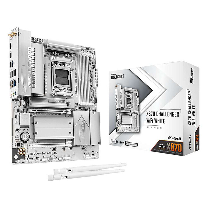 ASRock X870 Challenger WiFi White