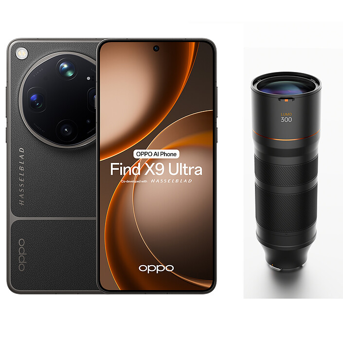 OPPO Find X9 Ultra Noir Toundra (12 Go / 512 Go) + Kit Hasselblad Earth Explorer OFFERT !
