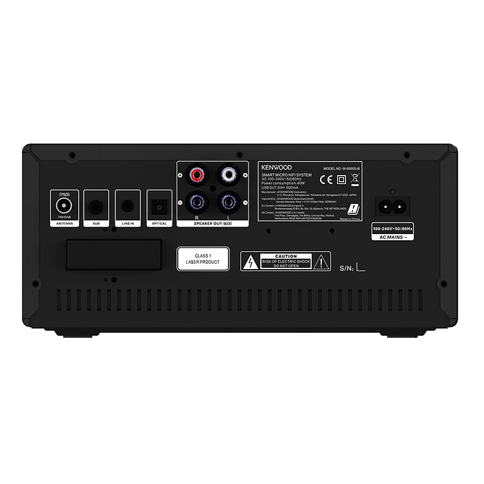Kenwood M-9500S-B Noir pas cher