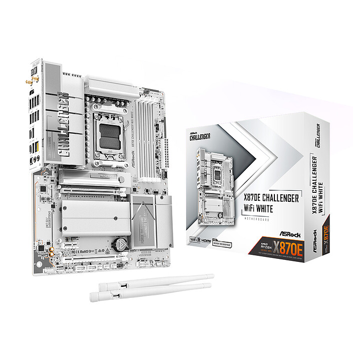 ASRock X870E Challenger WiFi White