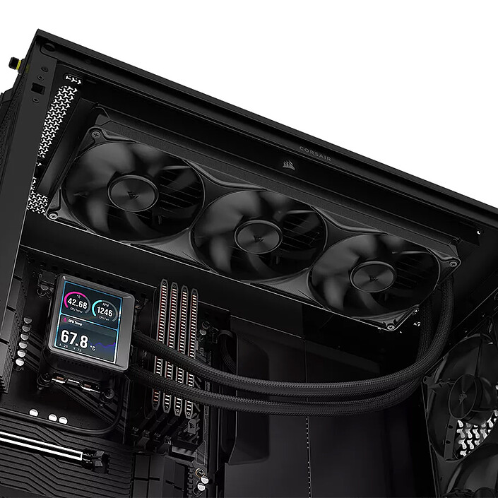 Corsair Nautilus II 360 RS LCD (Noir) pas cher